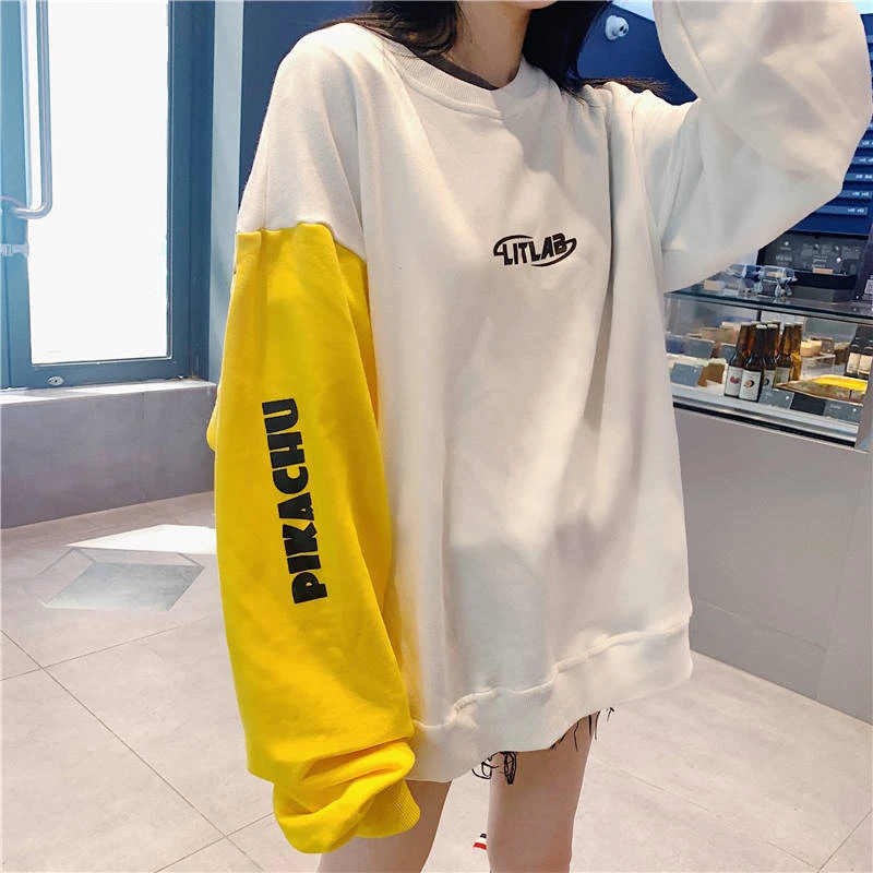 Cute Pikachuu Pokedex T Shirt Pokemon Pocket Monsters Poketto Monsuta Women Casual TShirt Premium T-Shirt Long Sleeve Shirt Girl