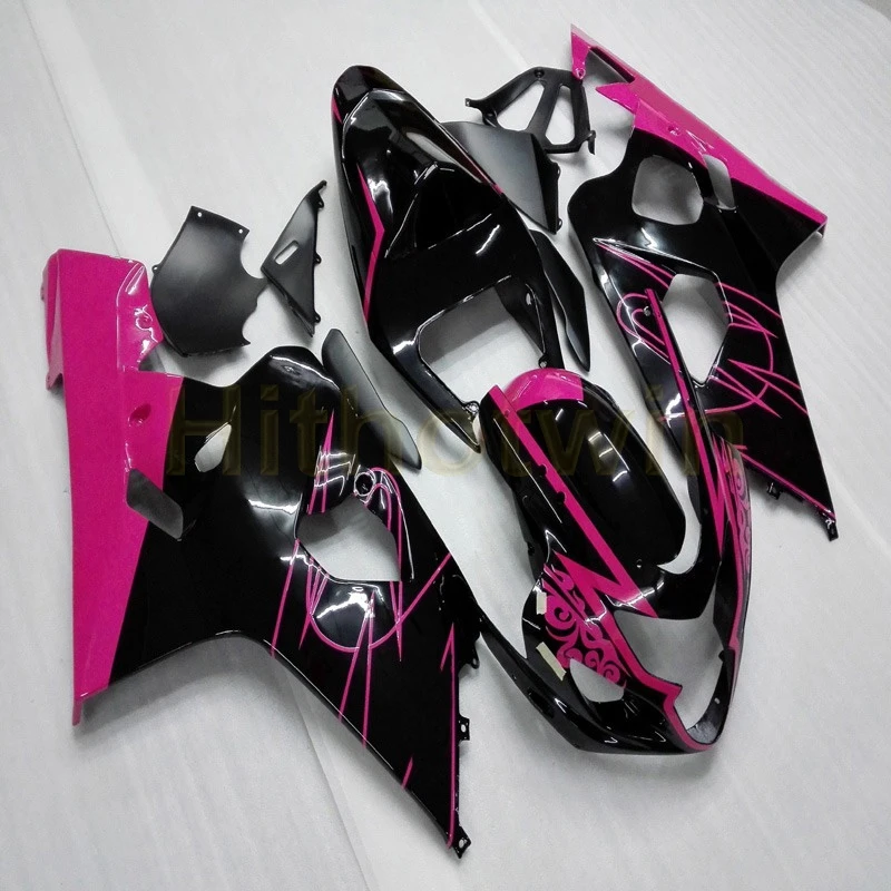 Пользовательский капот мотоцикла для GSX-R600750 2004-2005 K4 ABS Пластиковый обтекатель литьевой формы белый