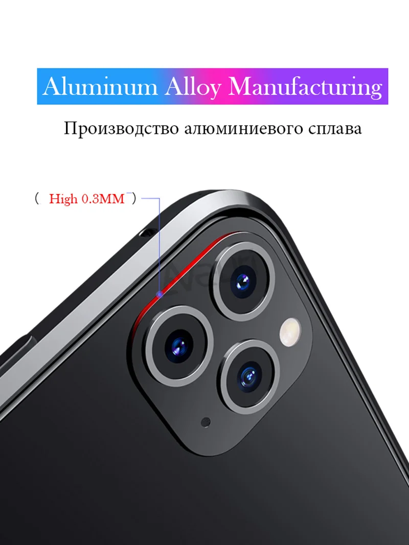 Modified Metal Sticker Seconds Change Camera For iPhone