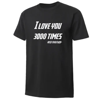 

Movie The Avengers 4 Men'S T Shirts I Love You 3000 Print Marvel Superhero Iron Man Tees Male Fashion Short Sleeve Unisex Tops