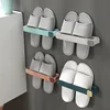 Wall Mounted Foldable Shoe Rack, Slippers Drain Storage Rack, Shoe Hanging Holder, Bathroom and Bedroom Organizer 1