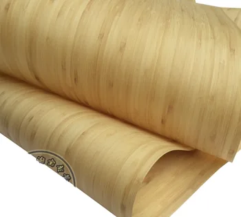 

2Pieces/Lot Length: 2.5Meters Thickness:0.2mm Width:40cm Natural Carbonated Flat Pressed Bamboo Skin Wood Veneer