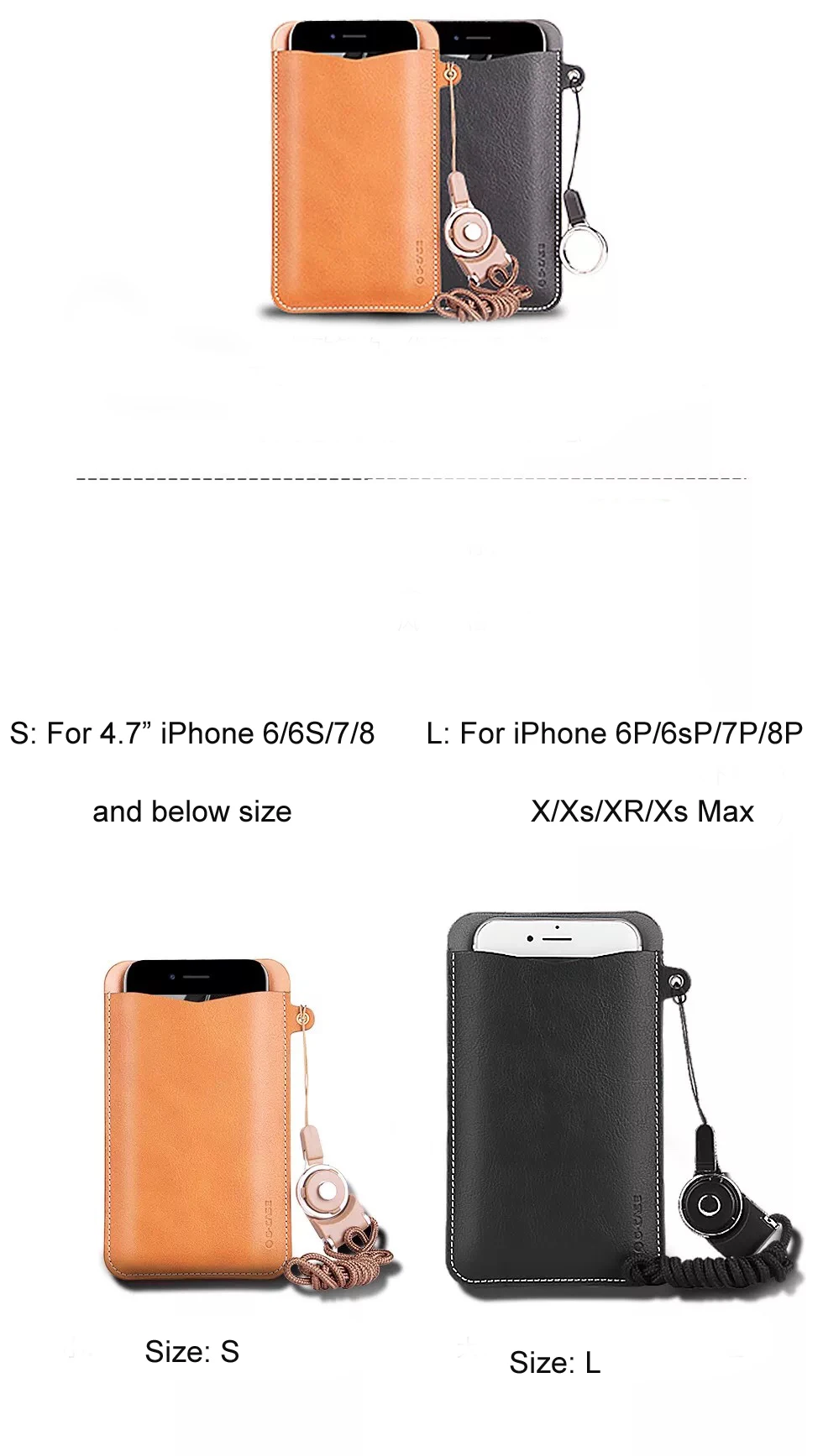 Чехол для мобильного телефона для iPhone 6 6s 7 8 Plus X Xs Max XR 6," 6,1" 5," 5,5" 4,7 дюймов чехол крышка рукав сумка со шнурком