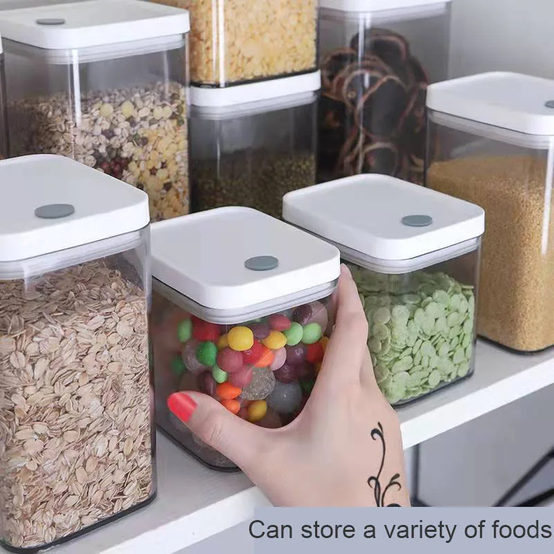 Airtight Food Storage Containers Airtight Jar Set Whole Grains Dried