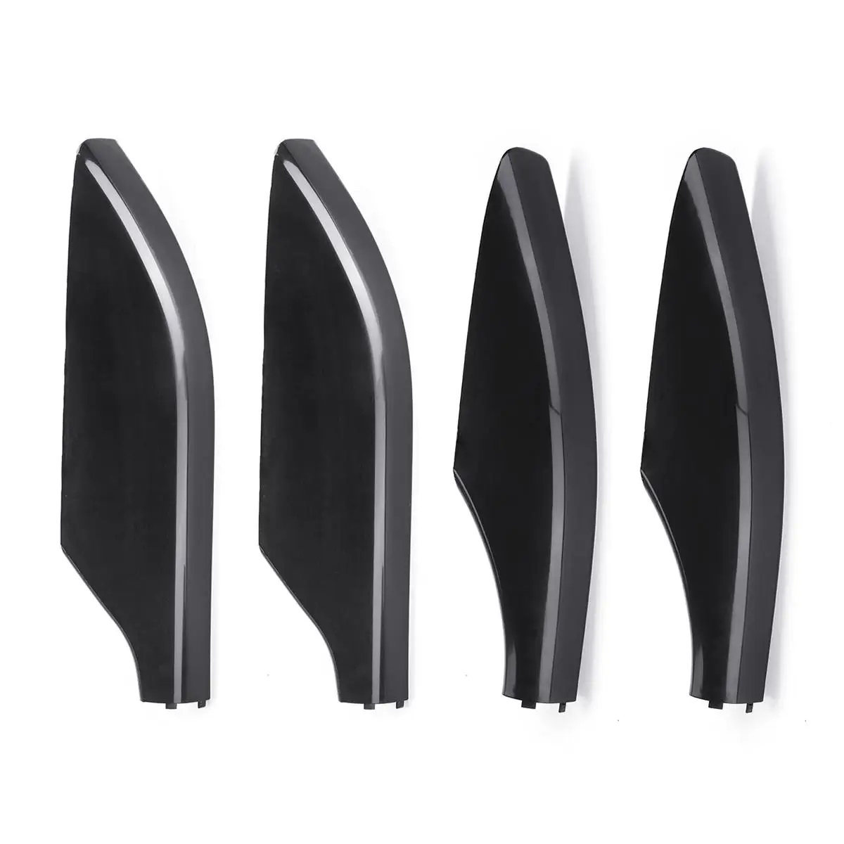 Black ABS Roof Rack Bar Rail End Protection Cover Shell 4PCS For Toyota Land Cruiser PRADO Fj120 2003-2009