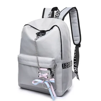 

Thickening Canvas Adjustable Straps Both Shoulders Package Middle School Student A Bag