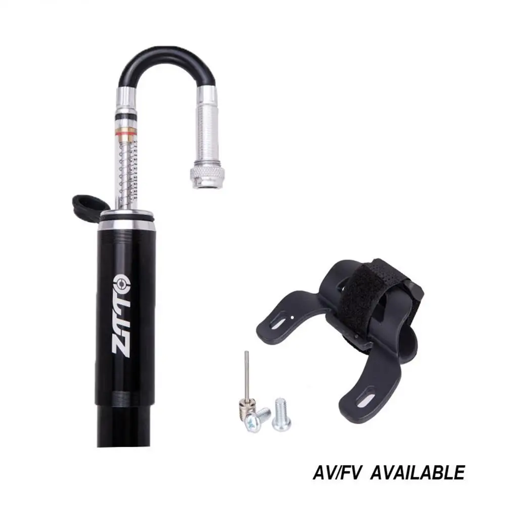 Mini Portable Bicycle Pump Bicycle Accessory Aluminum Alloy Tire Air Inflator Pump for Mountain Bike Bicycle Basketball Football