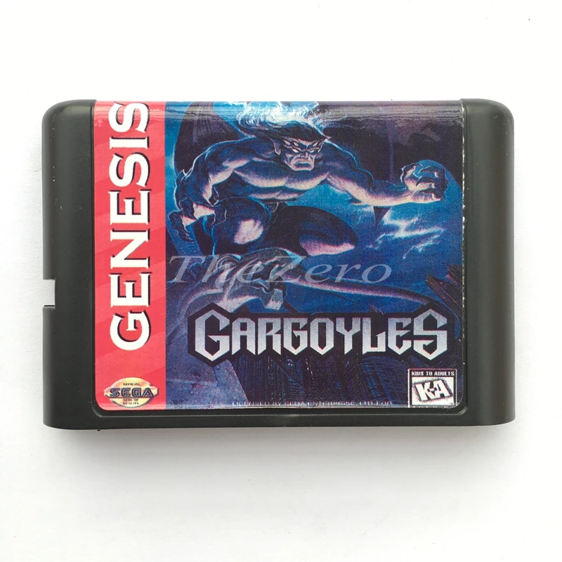 Gargoyles EU/JAP оболочка для 16 битной игровой карты для системы Genesis для sega Mega Drive