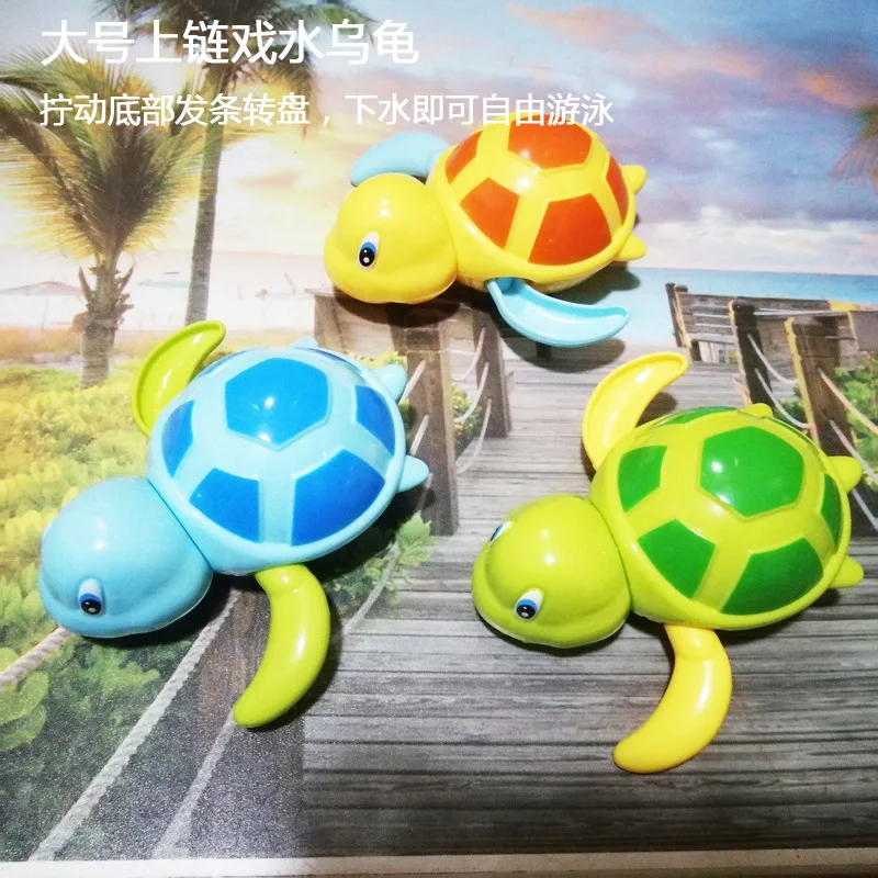Детские игрушки для игры в воде в ванной комнате плавать ming маленькая черепаха на весну крутой плаванье детский Душ Ванна заводная игрушка обучающая