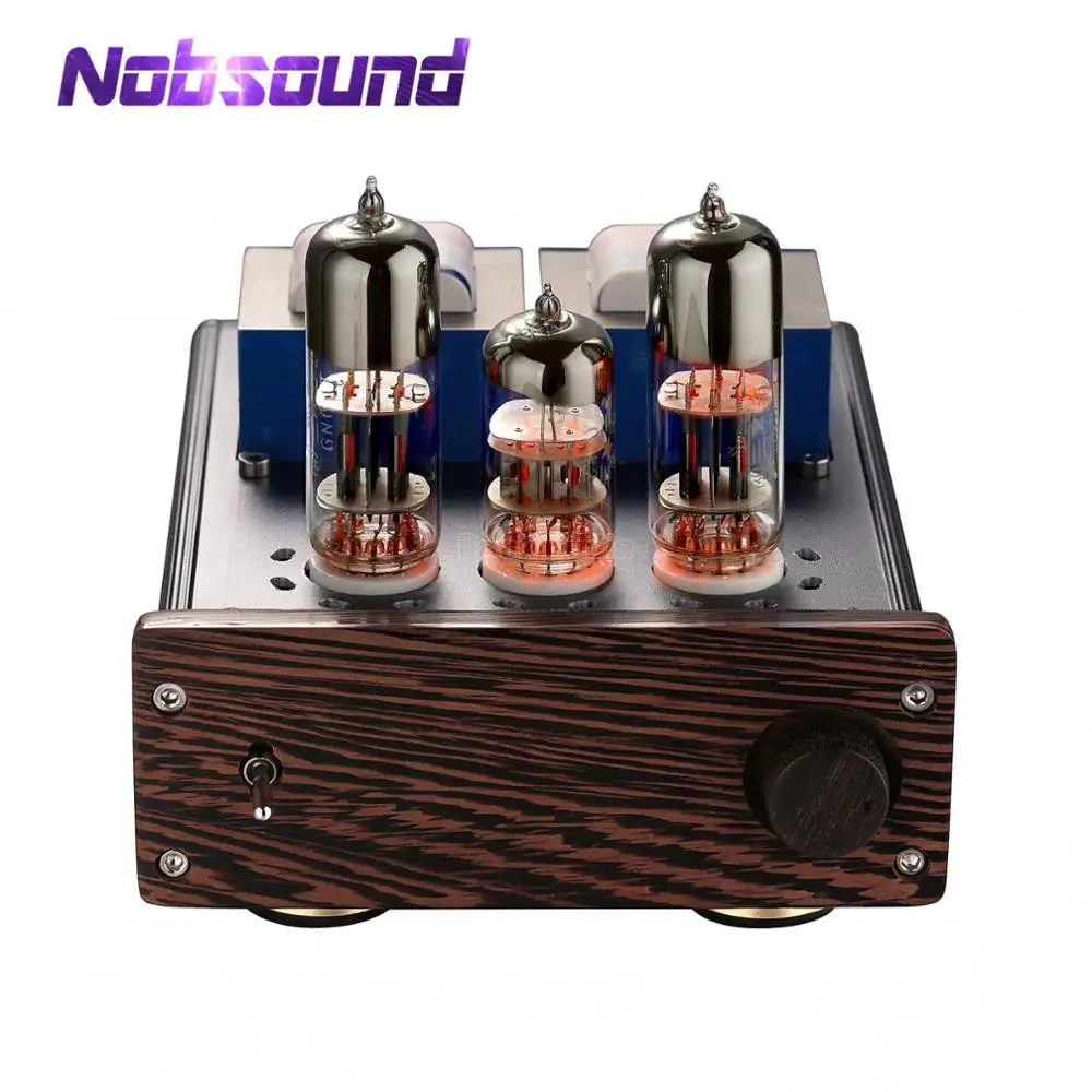 Nobsound Mini 6N6+ 6N2 усилитель вакуумной трубки HiFi SEPP класса AB Настольный усилитель мощности