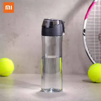

1PC New Xiaomi 600ml Sports And Fitness Drink Tritan Cup Portable Leakproof Outdoor Cycling White Grey Pink With High Quality