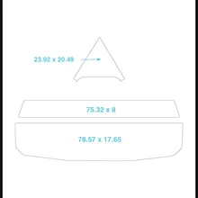 Shockwave 29 плавать шаг и транца и лук Pad лодка EVA Тиковый настил 1/" 6 мм