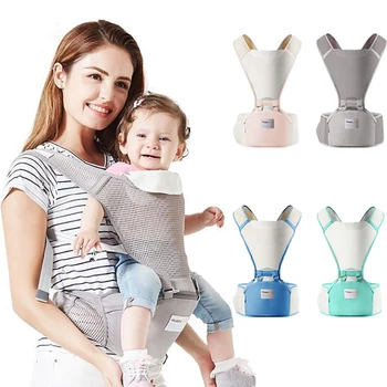 

Ergonomic Baby Carrier Hip seat Infant Kid seat Sling Front Facing Backpacks Kangaroo Baby Wrap Carrier