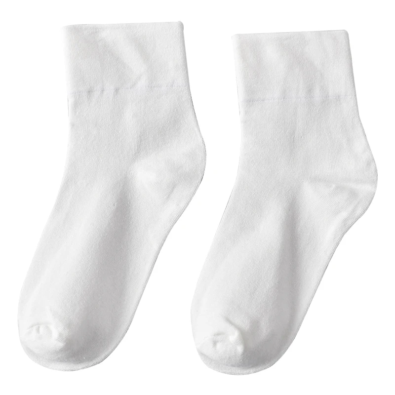 3 pairs white 3 пар/лот, новинка, модные женские хлопковые носки ярких цветов, высокое качество, удобные дышащие яркие цветные хлопковые носки для женщин - Цвет: 3 pairs white