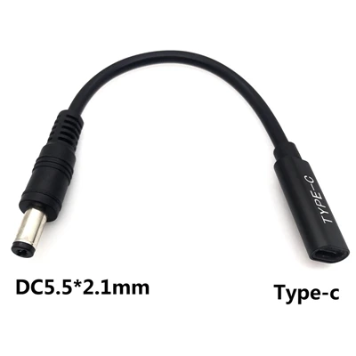 Usb type C зарядка PD кабель DC7.9* 5,0 мм 4,0*1,35 мм 1,7 мм для lenovo для Asus мощность PD адаптер конвертер ноутбук зарядное устройство Шнур - Цвет: DC5521mm