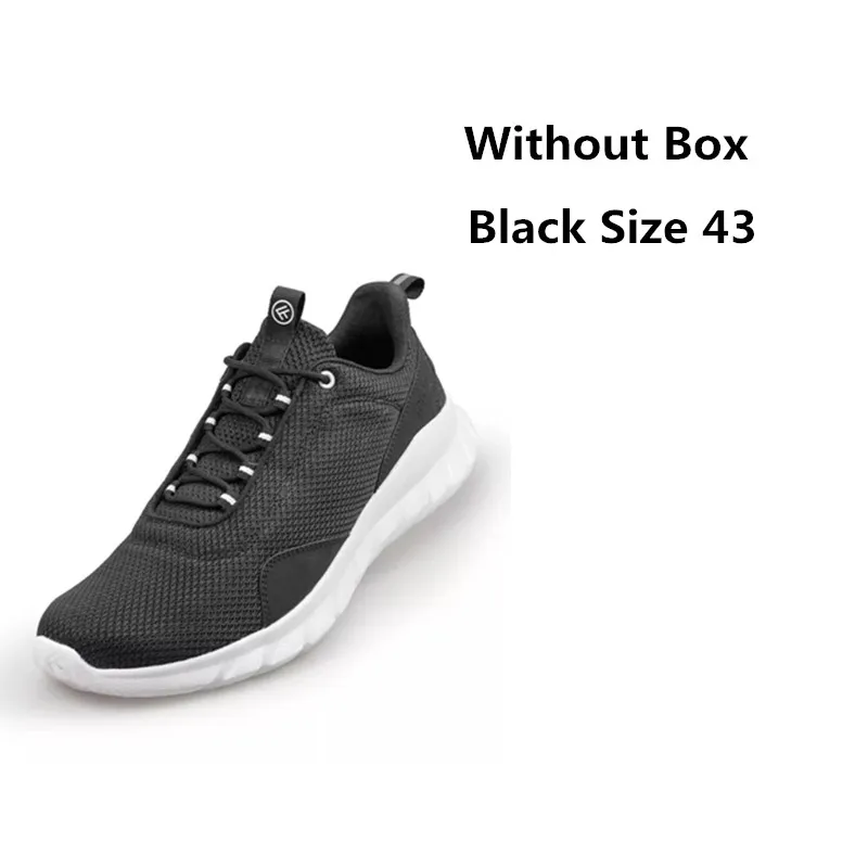 Xiaomi FREETIE кроссовки мужские легкие спортивные кроссовки дышащая подошва EVA Мягкая Повседневная сетчатая верхняя модная обувь от Mijia Youpin - Цвет: Without Box Black 43