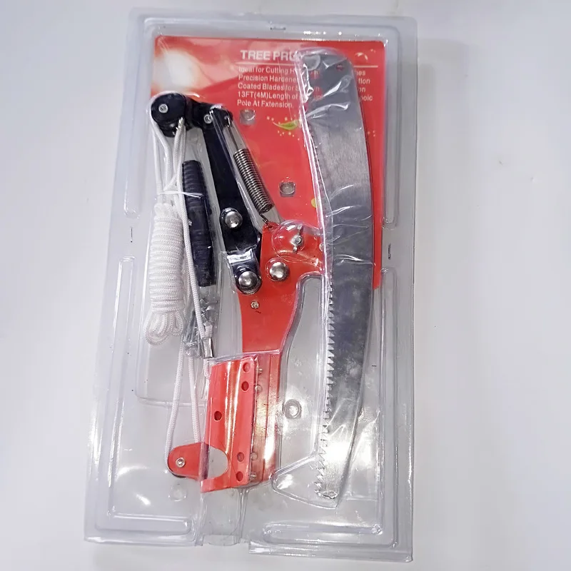 US $21.38 Outdoor HighAltitude Extension Lopper Branch Scissors With Saw Ropes Extendable Tree Pruning Saw Cutter Garden Trimmer Tool