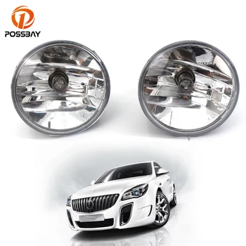 

POSSBAY Car Halogen Bulb Headlight Left Right Front Foglamps Car Driving fog lamp Fit for GMC Sierra 3500 HD 2015 2016 2017 2018