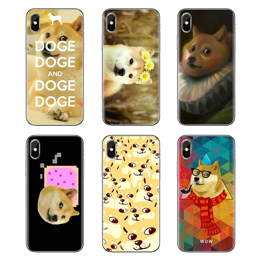Happy Doge With It Kawaii Phone Shell Covers For Huawei P Smart Y6 P8 P9 P10 Plus Nova P20 Lite Pro Mini 2017 SLA-L02 SLA-L22 2i |