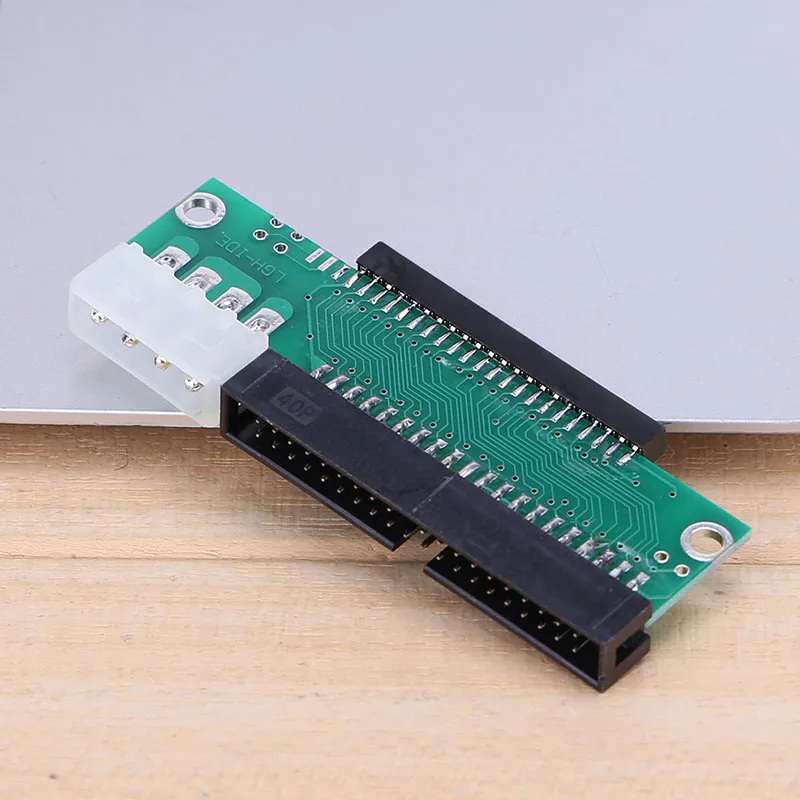 3 5 дюймовый IDE папа 2 гнездовой конвертер карта от 44Pin до 40Pin адаптер для жесткого