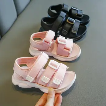 

Hot Children Kids Beach Sandals Buckle 2020 Summer New Boys Sports Casual Sandal Girls Net Shoes Cool Sandals