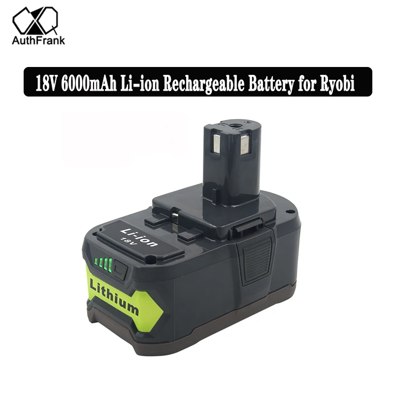 P100 18V 3.0Ah Lithium Ion Battery P108 P102 P104 BPL1820 Replace For Ryobi ONE 