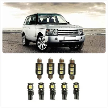 

9PCS White LED Interior Package kit For Land Rover Defender Discovery Freelander Range Rover LR4 LR2 LR3 1990-2019