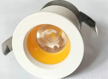 

10pcs/lot Mini Downlight Under Diameter 40mm Cabinet Spot Light 3w Ceiling Recessed Lamp Ac85-265v Down Lights Free Shipping