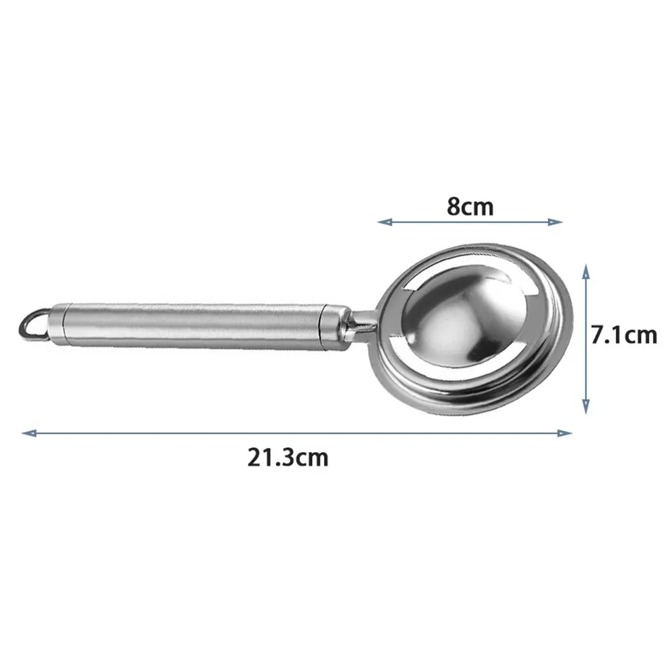 Household Stainless Steel White Egg Yolk Seperator Separator Kitchen Cooking Gadget Sieve Tool White Egg Separator Drop Shipping