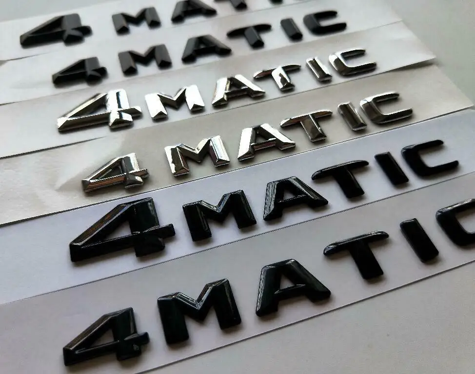 3D шрифт букв 4matic эмблемы для багажника автомобиля эмблемы для Mercedes AMG 4matic 14-16