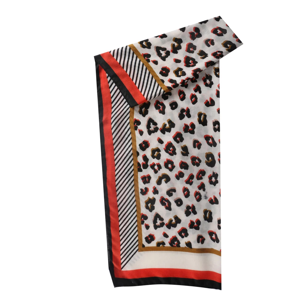 909A84 HOT Fashion Beautiful Women Lady Girls Soft Cotton Long Stripe Carriage Scarf Large Autumn Winter Warm Wrap Shawl Print Scarves - Цвет: 909A84