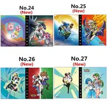 New 240Pcs Holder Album Toys Collections Pokemones Cards Album Book Top Loaded List Toys Gift for Children