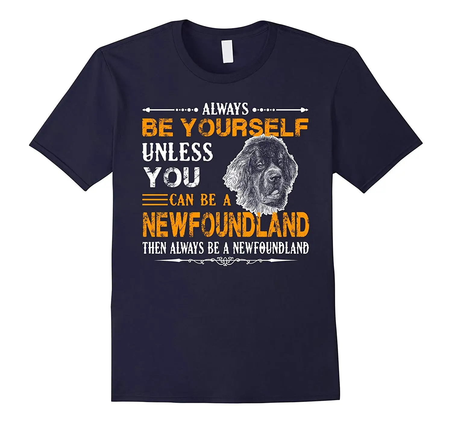 2019 модная мужская футболка Newfoundland рубашка собака Ньюфаундленд любовник для