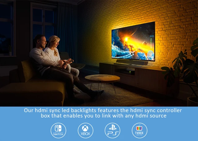 Philips Hue LEDテープTV専用 ストリップライト 65インチ専用