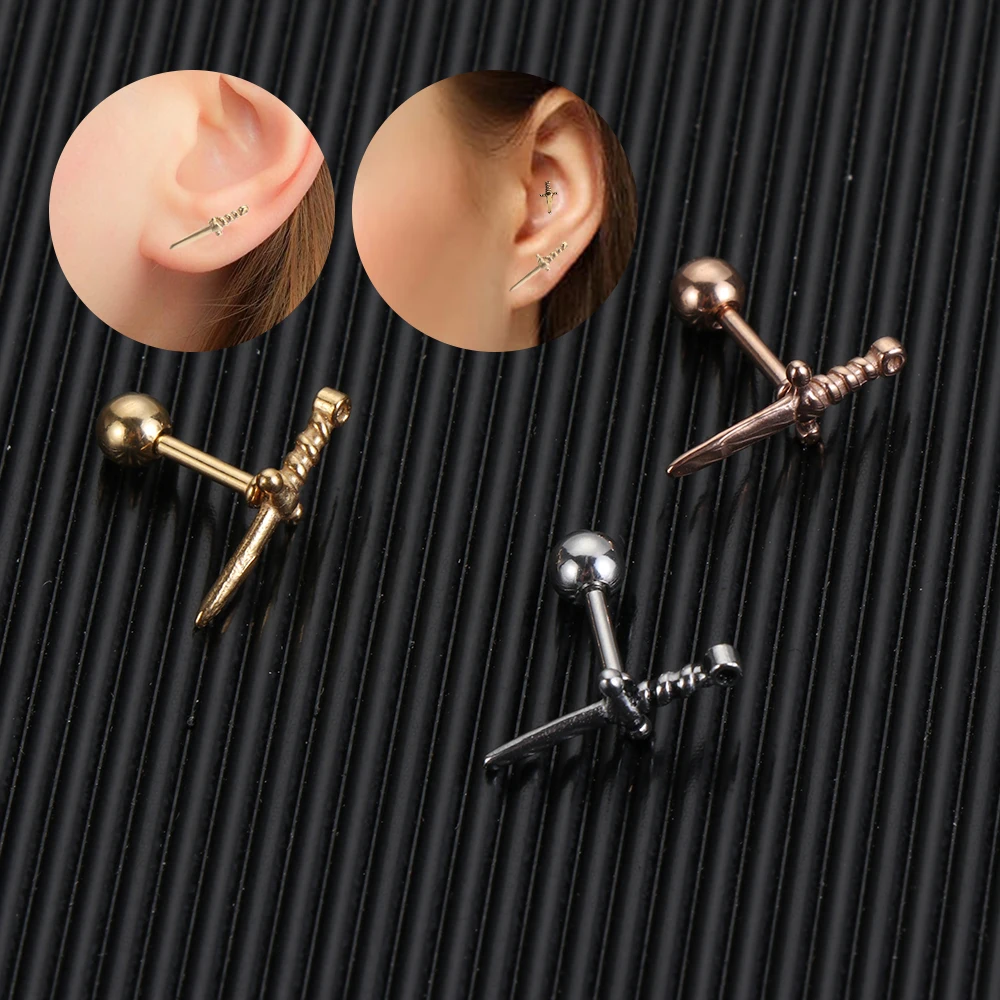 Hidden Helix Jewelry Screw Ball Piercing S Spiral Twister Barbell