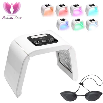 

Beauty Star 7 Color LED Photon Light Therapy Beauty Machine PDT Lamp Treatment Skin Acne Remover Anti-wrinkle Spa Mask Machine