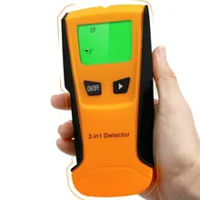 

Wall Detector Find Metal Wood Studs AC Voltage Live Wire Detect Wall Scanner Electric Box Finder 1Pcs 3 In 1 Metal Detector