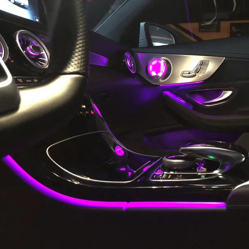 Обновленный 3/64 цветов окружающий светильник для W205 Mercedes benz C GLC class C260 C180 класс