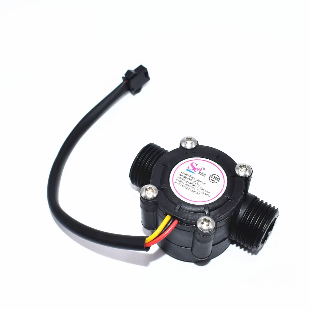 24v Water Flow Sensor Yfs201 Isentrol Flowmeter Hall Flow Sensor Water