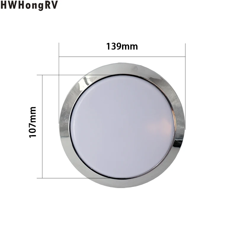 

12V LED Ceiling Light For Motorhomes,Campervans, Caravans And Yacht Boats LED Downlights Caravan Campervan Interior Ceiling Lamp