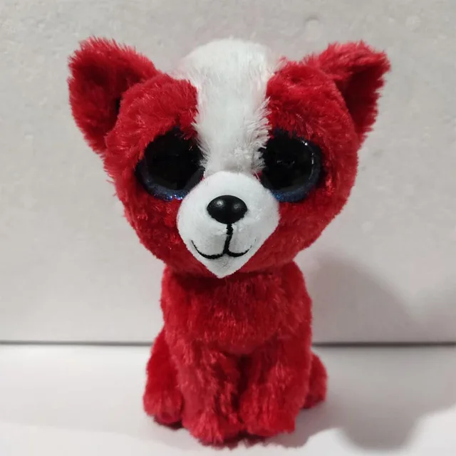 Ty Beanie Boos Big Eyes Unicorn Fox Cat Penguin Poodle Owl Plush Stuffed Animal Super Soft Bedside Toys Doll Gift For Kids 15CM 15cm