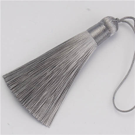 8cm Silk Tassel Pendant Accessories for Jewelry Making Satin Tassel Fringe Trim DIY Earrings Handmade Crafts Findings