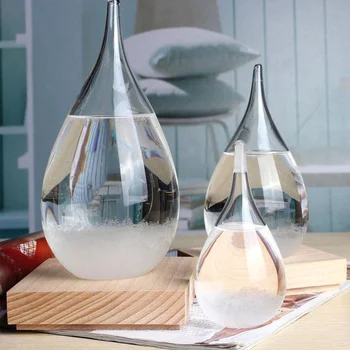 

Barometer Shelf Wood Decoration Storm Bottle Bracket Weather Forecast Bottle Base Wooden Base 11.5*11.5*2.4cm L Support