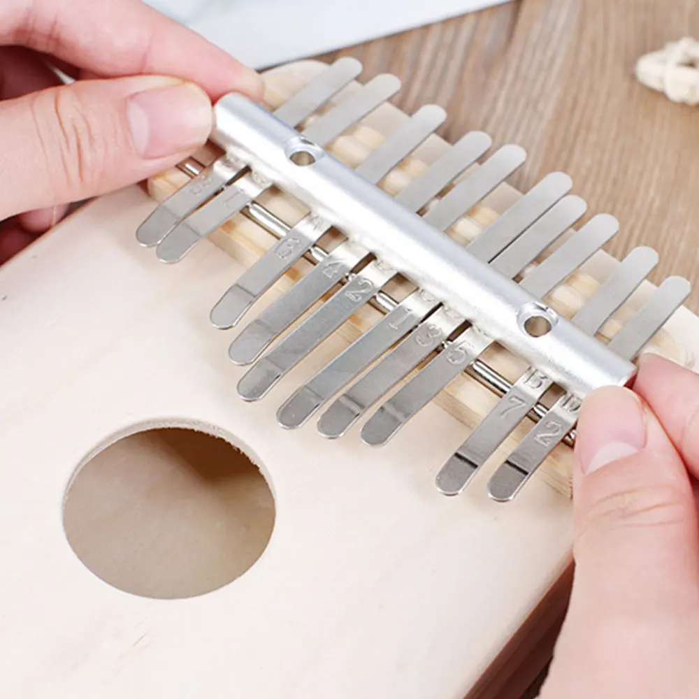 10 ключей Kalimba DIY Kit липа большого пальца пианино Mbira для картина ручной работы родителей и детей рекламные игрушки новое поступление