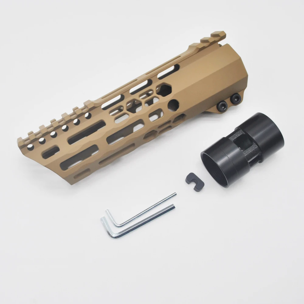 Aplus 7 ''дюймовый черный/красный/Загар M-lok зажимной наконечник Пикатинни AR-15 поплавок для охоты тактическая система крепления прицела