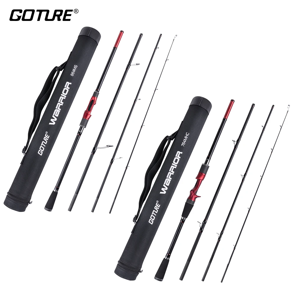 4 piece travel spinning rod