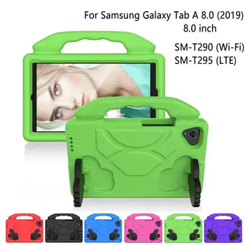 

For Samsung SM-T290 case 8.0 inch T290 T295 EVA shockproof tablet Stand Coque Cover for Samsung Galaxy Tab A 8.0 (2019) SM-T295