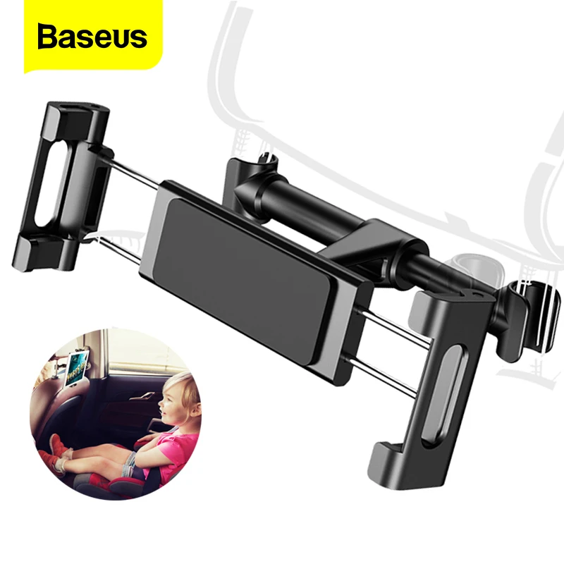 Baseus Back Seat Mount Tablet Stand Car Holder For iPad Air Mini Pro Backseat Car Phone Holder Stand For iPhone Xs Max Samsung