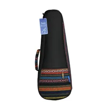 21 Inch Portable Cotton Nylon Padded Bass Guitar Gig Bag Ukulele Case Box Guitarra Cover Backpack With Double Strap