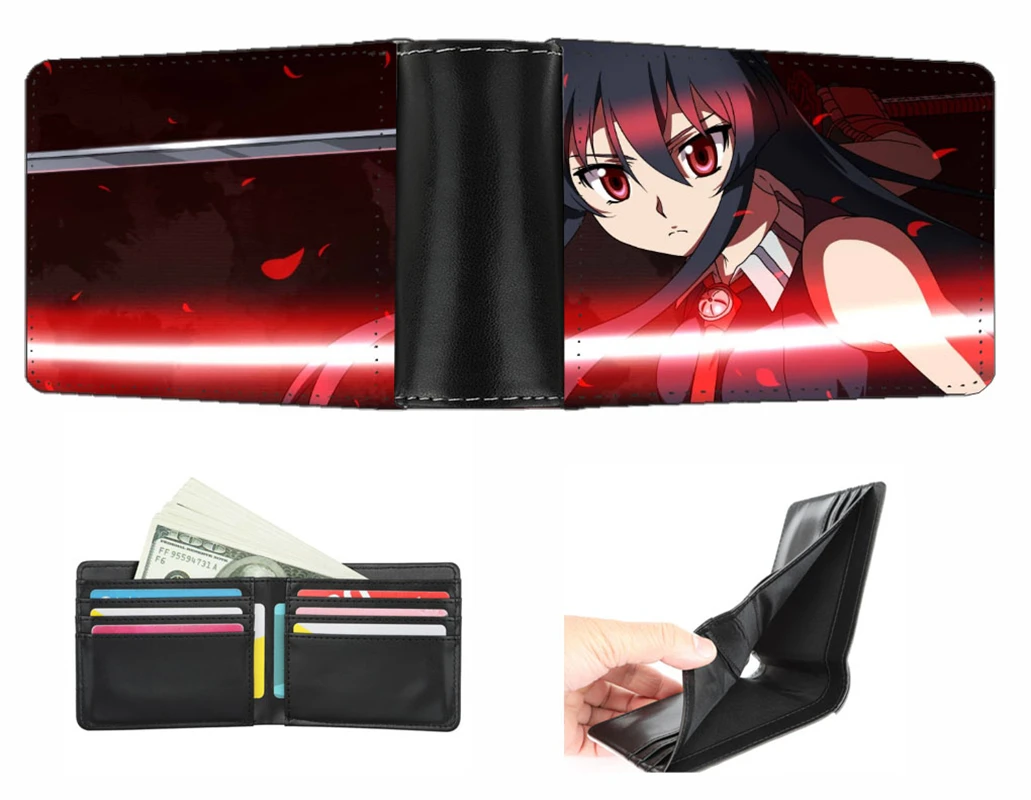 

Аниме Akame ga KILL! Мужской кошелек wo мужской короткий кошелек для подростков